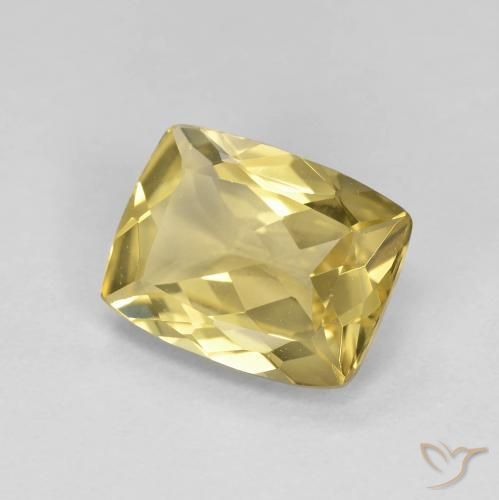 Berillo Giallo dorato chiaro naturale da 1.84 ct, Cuscino, VVS