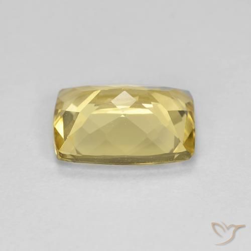 Berillo Giallo dorato chiaro naturale da 1.84 ct, Cuscino, VVS
