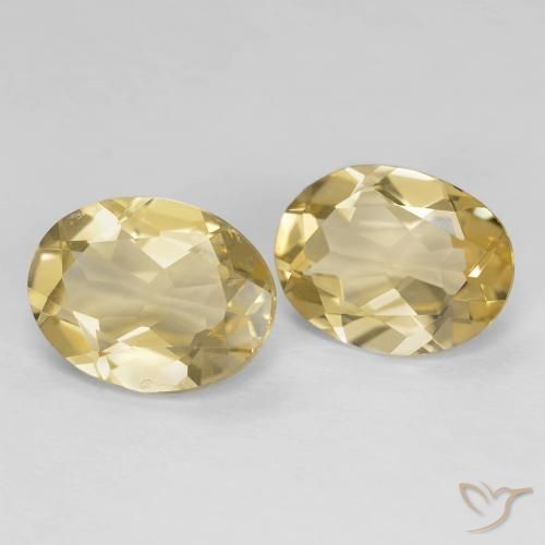 Gemme di Berillo Giallo medio naturale da 3.04 ct, Ovale, VVS