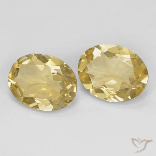 Gemme di Berillo Giallo medio naturale da 3.63 ct, Ovale, VVS