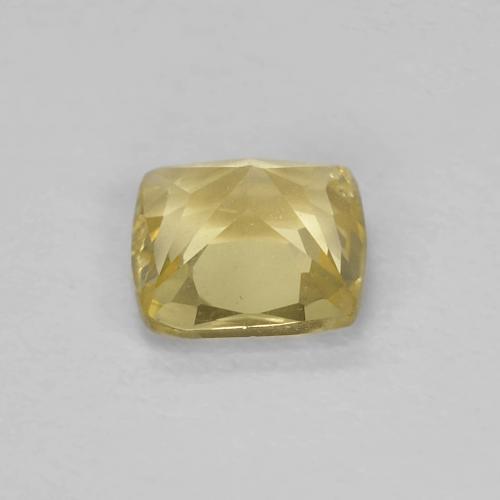 Berillo Giallo caldo naturale da 0.45 ct, Taglio a cuscino, VS