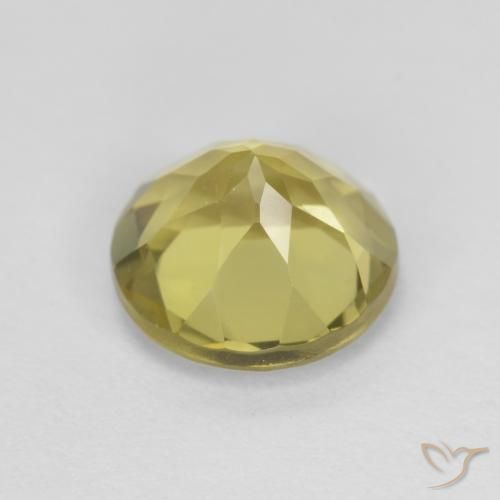 Berillo Giallo medio naturale da 1.93 ct, Rotondo, VVS-VS