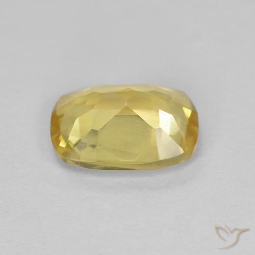 Berillo Bombo Giallo naturale da 1.16 ct, Cuscino, VVS