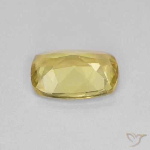 Berillo Giallo dorato chiaro naturale da 1.39 ct, Cuscino, VVS