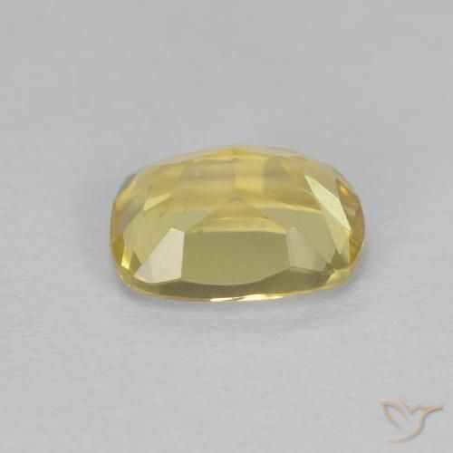 Berillo Giallo chiaro naturale da 1.22 ct, Cuscino, VVS