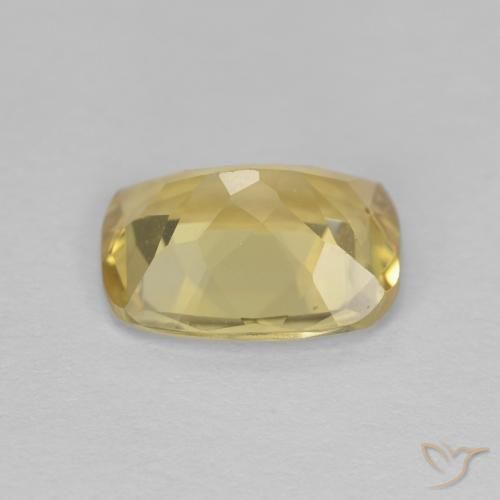 Berillo Giallo dorato chiaro naturale da 1.60 ct, Cuscino, VVS