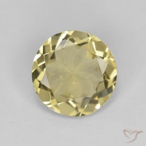 2.07ct Naturale Giallo dorato Berillo, Rotondo, VVS-VS