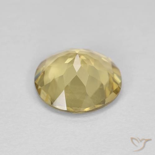 Berillo Giallo medio naturale da 1.87 ct, Rotondo, VS