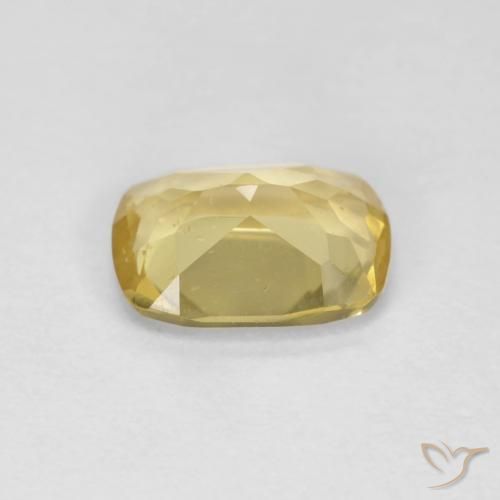 Berillo Giallo pallido naturale da 1.11 ct, Cuscino, VS