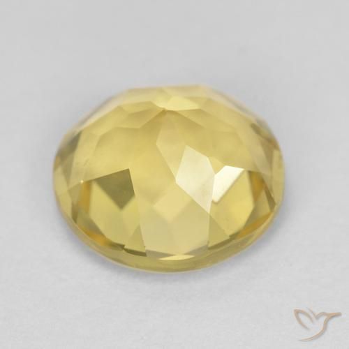 Berillo Giallo Toscana naturale da 1.74 ct, Rotondo, VVS