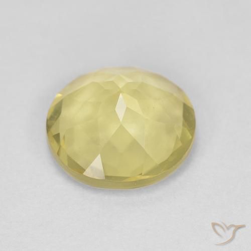 Berillo Giallo medio naturale da 1.65 ct, Rotondo, VVS