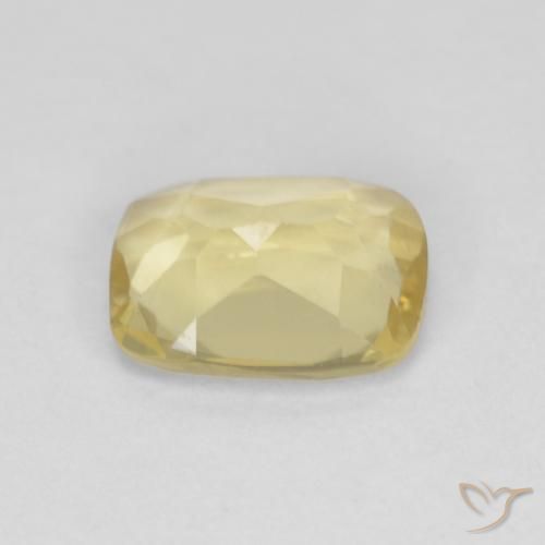Berillo Oro chiaro naturale da 1.25 ct, Cuscino, VVS