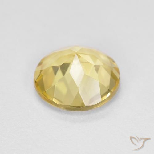 Berillo Giallo Toscana naturale da 1.04 ct, Rotondo, VVS