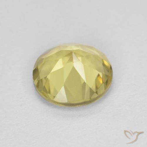 Berillo Giallo chiaro naturale da 1.05 ct, Rotondo, VVS