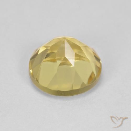 Berillo Giallo pallido naturale da 1.42 ct, Rotondo, VS