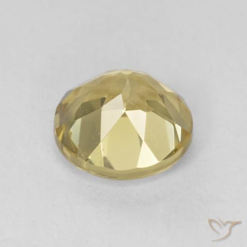Berillo Giallo chiaro naturale da 1.75 ct, Rotondo, VS