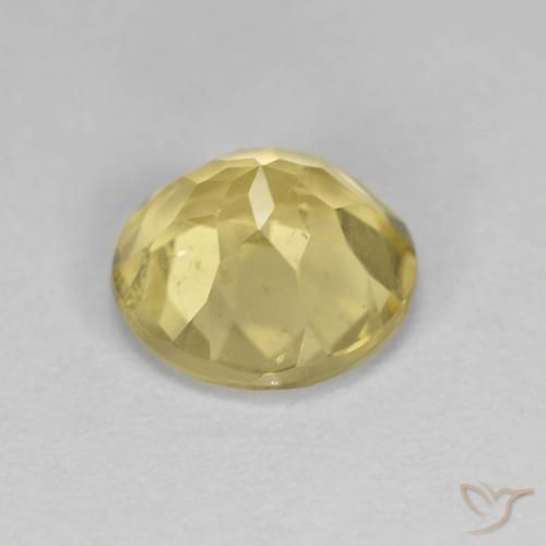 Berillo Giallo Toscana naturale da 1.82 ct, Rotondo, VS