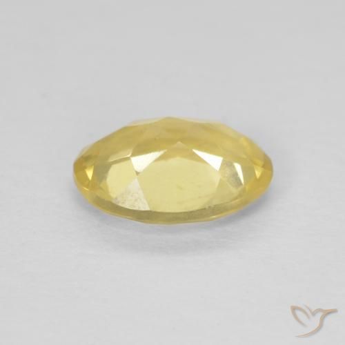 Berillo Giallo medio naturale da 1.07 ct, Ovale, VS