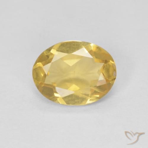 Berillo Dorato naturale da 1.00 ct, Ovale, VS