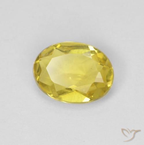Berillo Giallo Toscana naturale da 0.95 ct, Ovale, VS