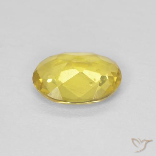 Berillo Giallo Toscana naturale da 0.95 ct, Ovale, VS