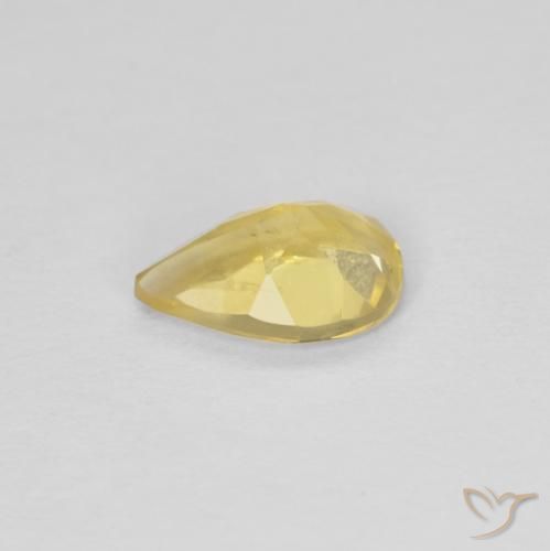 Berillo Arancio dorato naturale da 0.50 ct, Forma a pera, VS