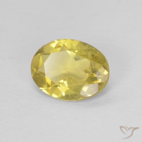 Berillo Giallo Toscana naturale da 1.01 ct, Ovale, VS