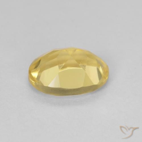 Berillo Giallo chiaro naturale da 1.17 ct, Ovale, VVS