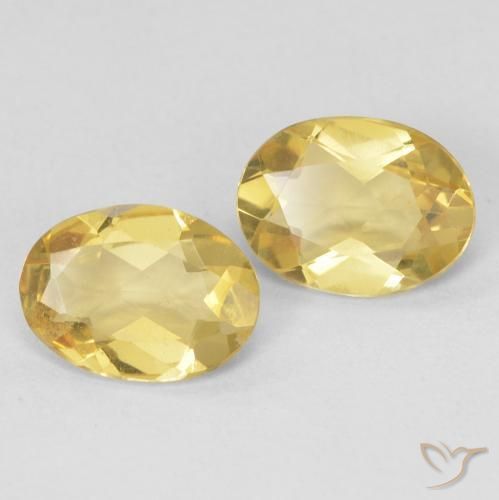 Gemme di Berillo Giallo Toscana naturale da 1.68 ct, Ovale, VVS-VS