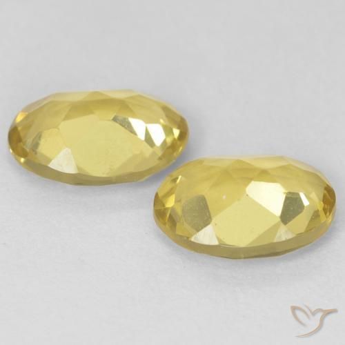 Gemme di Berillo Giallo chiaro naturale da 2.05 ct, Ovale, VVS-VS