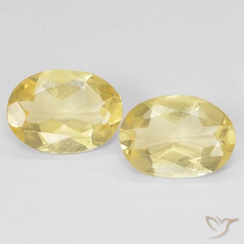 Gemme di Berillo Giallo chiaro naturale da 1.84 ct, Ovale, VVS-VS