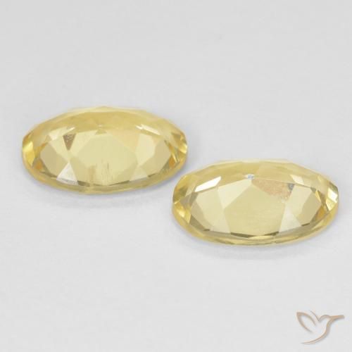 Gemme di Berillo Giallo chiaro naturale da 1.84 ct, Ovale, VVS-VS
