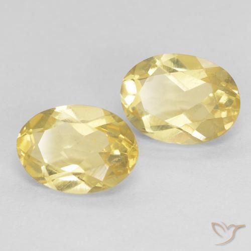 Gemme di Berillo Oro chiaro naturale da 1.43 ct, Ovale, VVS-VS