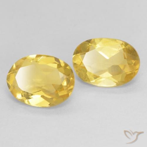 2.13ctw Naturale Oro chiaro Berillo, Ovale, VS