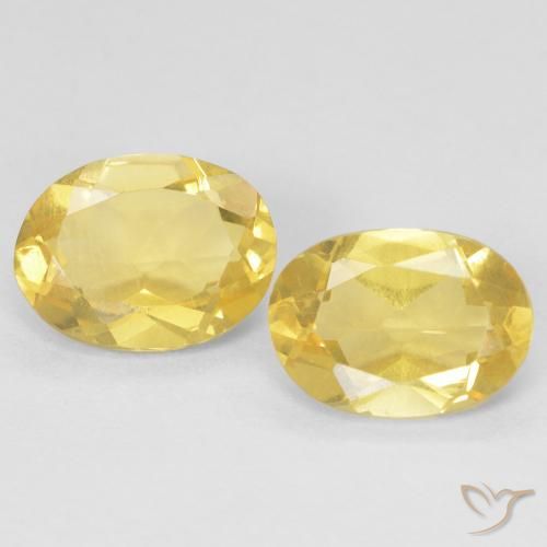Gemme di Berillo Oro chiaro naturale da 2.13 ct, Ovale, VS