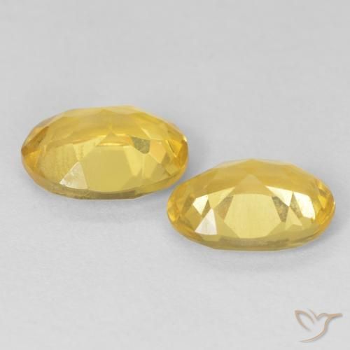 Gemme di Berillo Oro chiaro naturale da 2.13 ct, Ovale, VS