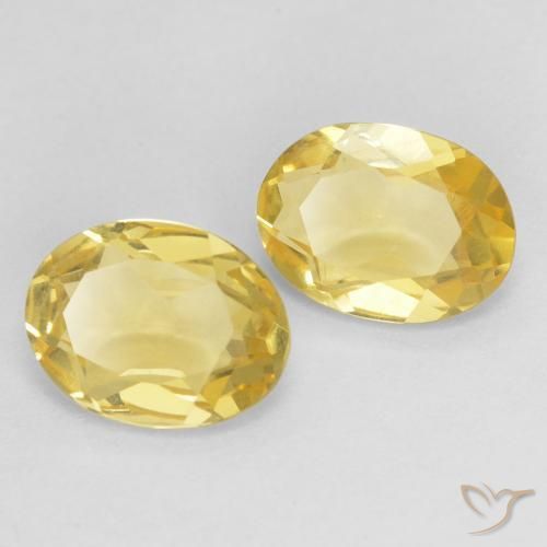 2.04ctw Naturale Oro chiaro Berillo, Ovale, VS