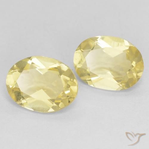 Gemme di Berillo Oro chiaro naturale da 2.13 ct, Ovale, VS