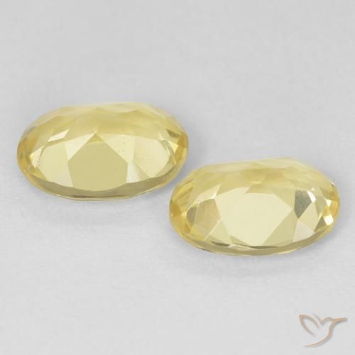 Gemme di Berillo Oro chiaro naturale da 2.13 ct, Ovale, VS