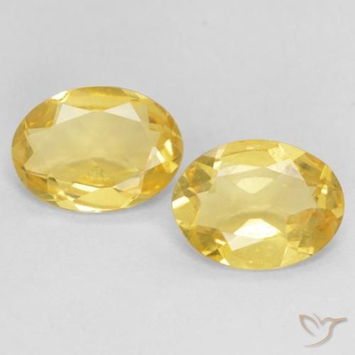 1.77ctw Naturale Oro chiaro Berillo, Ovale, VS