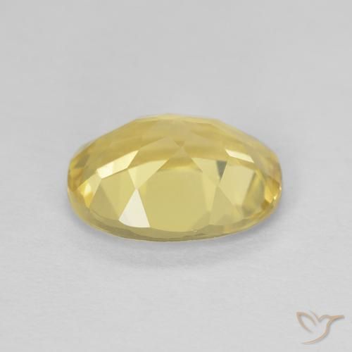 Berillo Oro chiaro naturale da 1.70 ct, Ovale, VVS