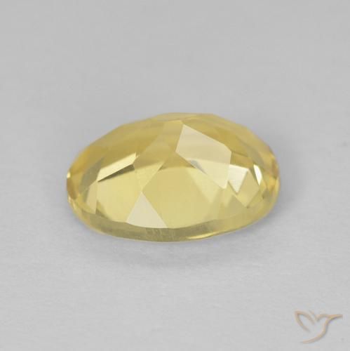 Berillo Oro chiaro naturale da 1.75 ct, Ovale, VVS