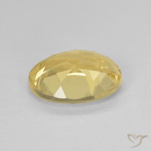 Berillo Giallo chiaro naturale da 1.75 ct, Ovale, VVS
