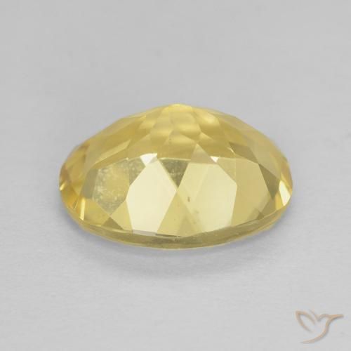 Berillo Giallo chiaro naturale da 2.22 ct, Ovale, VVS