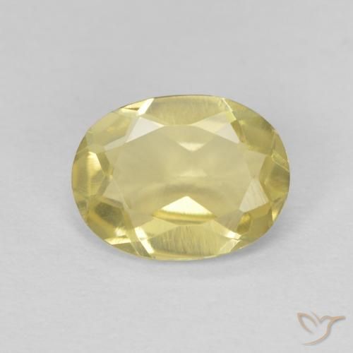 Berillo Giallo dorato naturale da 1.00 ct, Ovale, VVS