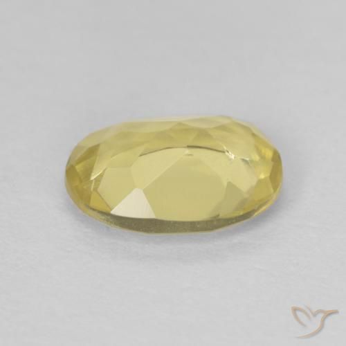 Berillo Giallo dorato naturale da 1.00 ct, Ovale, VVS