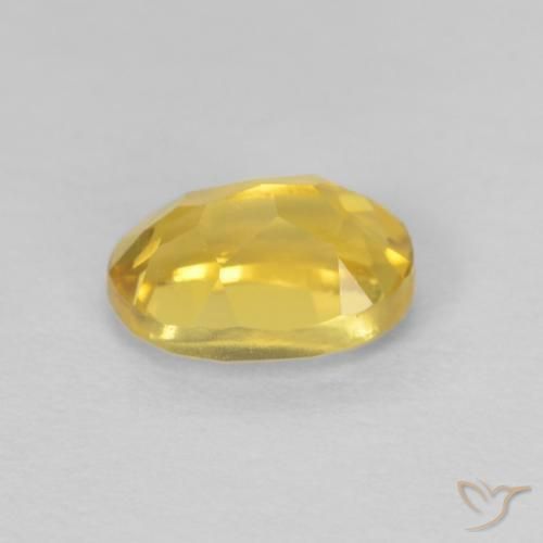 Berillo Giallo miele naturale da 0.89 ct, Ovale, VVS