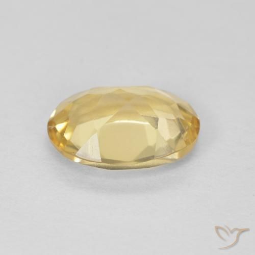 Berillo Oro chiaro naturale da 1.15 ct, Ovale, VVS-VS