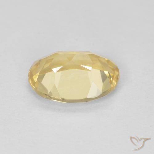 Berillo Oro chiaro naturale da 1.06 ct, Ovale, VVS-VS