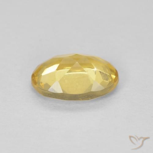Berillo Oro chiaro naturale da 0.73 ct, Ovale, VVS-VS